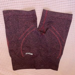 Women’s athletic Echt apparel maroon biker short